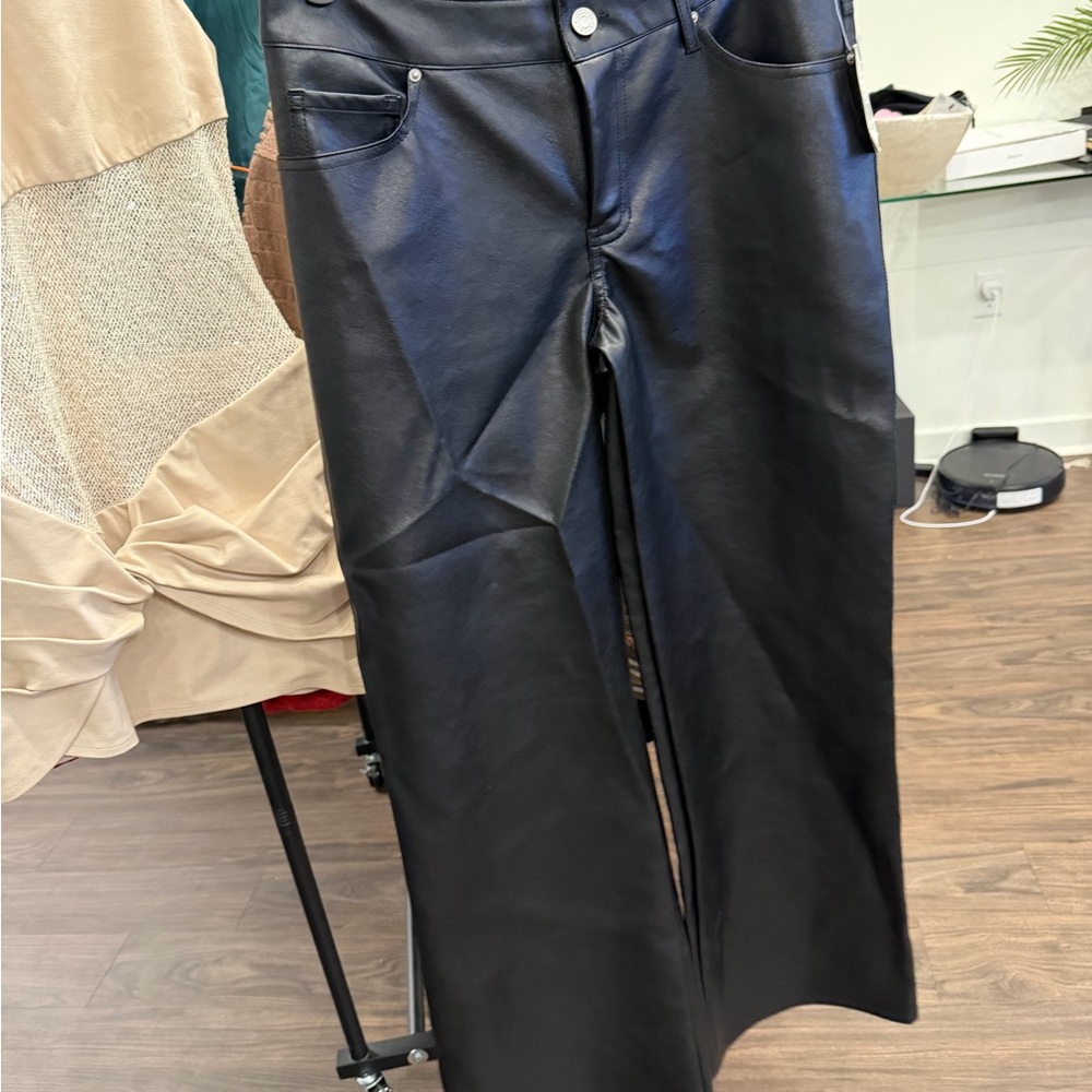 PacSun Black Leather Pants